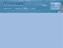 Tablet Screenshot of liveoceansedge.com